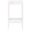 vidaXL Barski stolci 2 kom bijeli 40 x 36 x 75 cm od masivne borovine