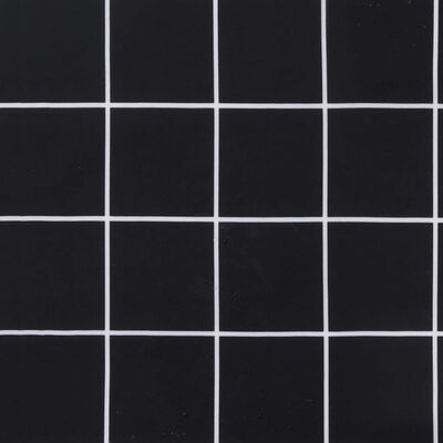 vidaXL Jastuk za palete crni karirani 60 x 60 x 8 cm od tkanine Oxford