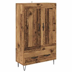 vidaXL Highboard Staro drvo 69,5 x 31 x 115 cm Konstruirano drvo