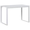 vidaXL Stol za računalo bijeli 110 x 60 x 73 cm od iverice