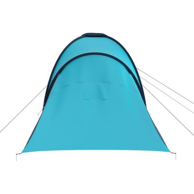 vidaXL Šator za kampiranje za 6 osoba plavi i svjetloplavi