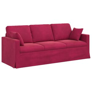 vidaXL Sofa Vinska crvena 198 x 78 x 80 cm Bar&scaron;un