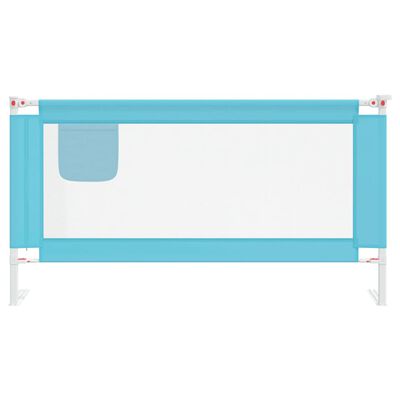 vidaXL Sigurnosna ograda za dječji krevet plava 160 x 25 cm od tkanine