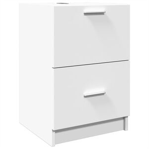 vidaXL Ormarić za umivaonik bijeli 40 x 37 x 59 cm konstruirano drvo