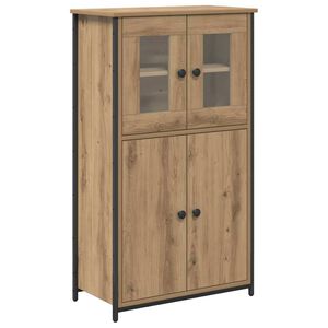 vidaXL Highboard Umjetnički hrast 62 x 32 x 106,5 cm Konstruirano drvo