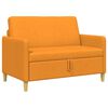 vidaXL Sofa s pohranom Tamno žuta 122 x 78 x 87 cm Poliester