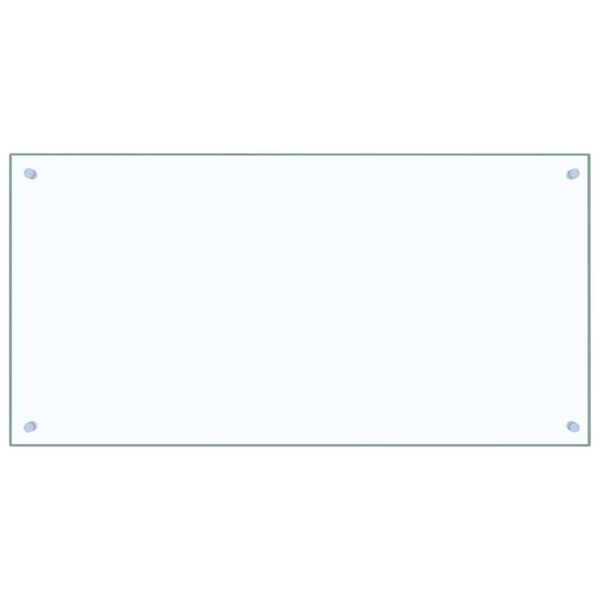 vidaXL Kuhinjski za&scaron;tita 2 pcs *Transparent*an 100 x 50 cm