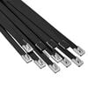 vidaXL Veza za kabel 12 kom. 7,9 x 700 mm Crna