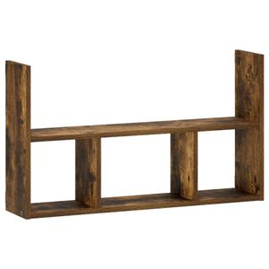 vidaXL Polica na zidu Dimljeni hrast 78,5 x 17 x 45 cm