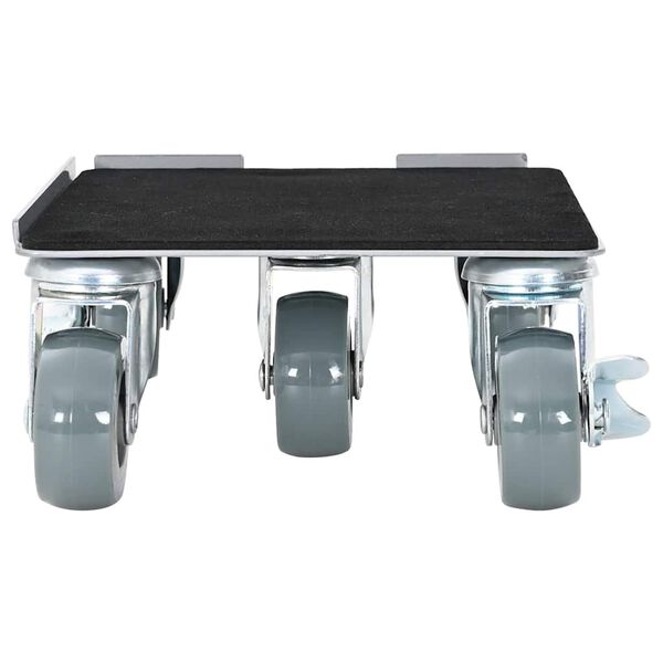 vidaXL Kotačići za namještaj 4 kom s podizačem 17,5x16x7,5 cm Čelik 1600 kg