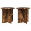 vidaXL Stalak za biljke 2 pcs Dimljeni hrast 40 x 40 x 40 cm