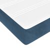 vidaXL Box spring krevet s madracem tamnoplavi 120 x 200 cm bar&scaron;unasti
