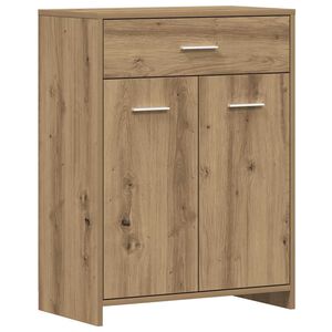vidaXL Kupaonski ormarić boja hrasta 60x33x80 cm konstruirano drvo