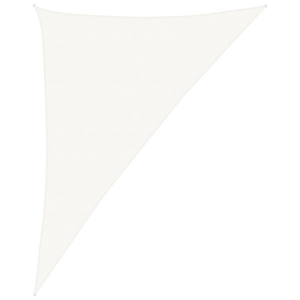 vidaXL Jedro za za&scaron;titu od sunca 160 g/m&sup2; bijelo 4 x 5 x 6,8 m HDPE