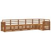 vidaXL Set vanjskih sofa 6 kom. Prirodna Poliester