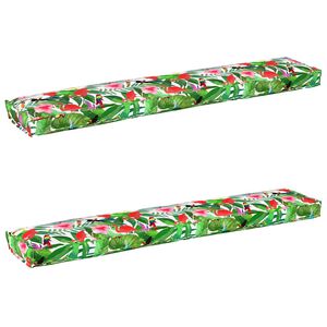vidaXL Set jastučića za palete 2 pcs Tropska džungla 200 x 40 x 8 cm