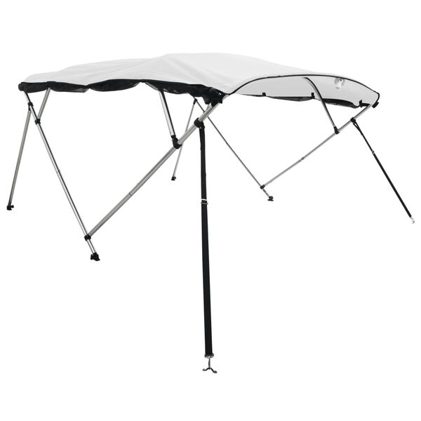 vidaXL Tenda bimini s 4 luka i mrežastim zidovima 243x(185-198)x137 cm