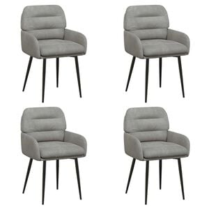 vidaXL Trpezarijske stolice 4 pcs Bar&scaron;un Svjetlosiva 59 x 59,5 x 90 cm