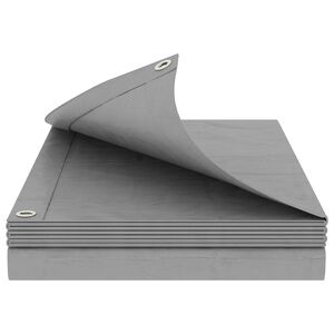 vidaXL Cerada s rupama Svjetlosiva 4 x 6 m 180 gsm PE