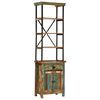 vidaXL Visoka komoda 55 x 30 x 180 cm od masivnog obnovljenog drva
