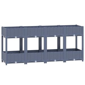 vidaXL Povi&scaron;ena gredica 160x40x71 cm od polipropilena
