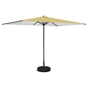 vidaXL Vrtni Parasol s Podnožjem 200 x 300 cm Poliester Pravokutni