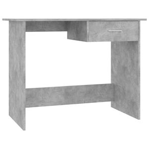 vidaXL Radni stol siva boja betona 100 x 50 x 76 cm konstruirano drvo