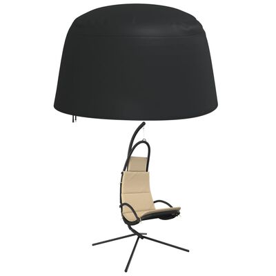 vidaXL Navlaka za viseću stolicu crna Ø 190 x 115 cm 420D Oxford
