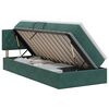 vidaXL Krevet s od storage s uzglavljem Tamnozelena 90 x 200 cm Bar&scaron;un