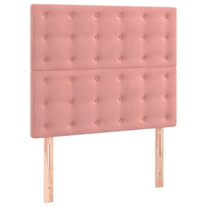 vidaXL Uzglavlje ružičasto 80x5x118/128 cm bar&scaron;unasto