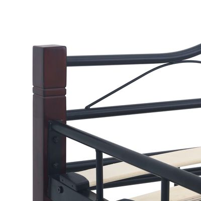 vidaXL Okvir za krevet crni metalni 180 x 200 cm
