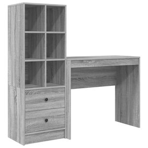 vidaXL Stol Siva Sonoma 135,5 x 40 x 127 cm 2 kom.