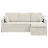 vidaXL Sofa Krema 198 x 134 x 80 cm Bar&scaron;un