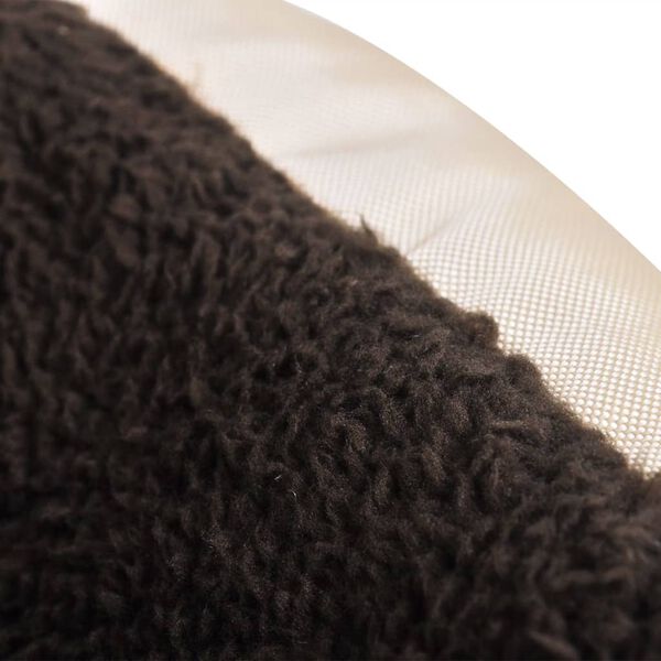 vidaXL Krevet za Pse Bež i Smeđa boja XXL