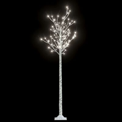 vidaXL Božićno drvce 180 LED žarulja 1,8 m hladne bijele izgled vrbe
