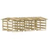 vidaXL Pergole s krovom 6 kom 100 x 90 x 100 cm impregnirana borovina