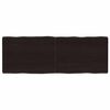 vidaXL Stolna ploča tamnosmeđa 140x50x(2-6) cm obrađena hrastovina