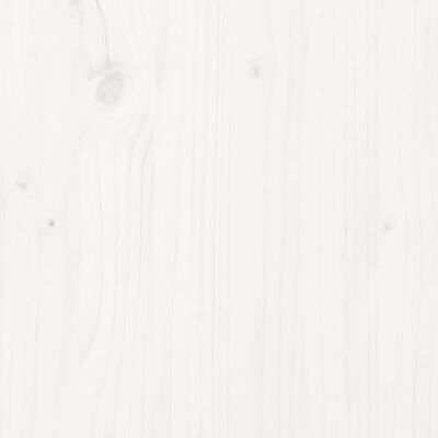 vidaXL Komoda bijela 34 x 40 x 75 cm od masivne borovine