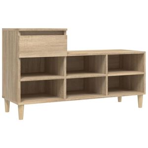 vidaXL Ormarić za cipele boja hrasta 102x36x60 cm konstruirano drvo