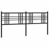 vidaXL Metalno zamjensko uzglavlje crno 200 cm