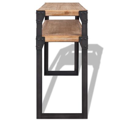 vidaXL Konzolni stol od Masivnog Drveta Bagrema 120x40x85 cm