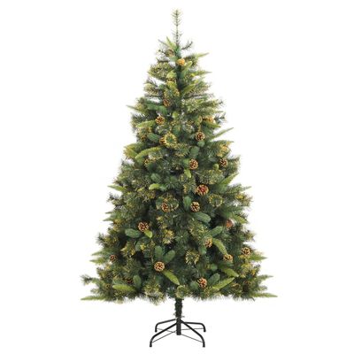 vidaXL Umjetno božićno drvce sa šarkama i šiškama 180 cm