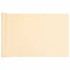 vidaXL Balkonski zaslon za privatnost krem 800 x 90 cm PVC