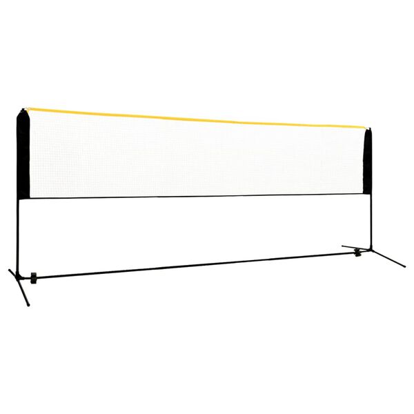 vidaXL Podesiva mreža za badminton 400 x 103 x 94 - 158 cm metalna