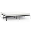 vidaXL Metalni okvir za krevet crni 200x200 cm