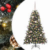 vidaXL Umjetno božićno drvce Zelena 120 cm PVC, Plastika i Čelik
