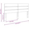 vidaXL Uzglavlje Siva Sonoma 160 cm Konstruirano drvo