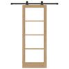 vidaXL Klizna vrata ORKDAL Prirodna 78 x 202 cm