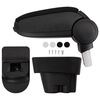 vidaXL Naslon za ruke za automobil crni 12 x 36 x (33,5 - 48) cm ABS