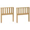 vidaXL Modul naslona za ruke 2 pcs Bijela 60 x 6 x 61 cm